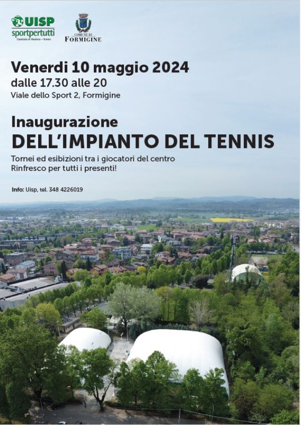 nuovi impianti tennis formigine